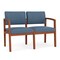 Lesro 2 Seat Tandem Seating W/ No Center Arm, 44 in W 26 in L 31.5 in H, Lenox Series LW2101 - alternate 1